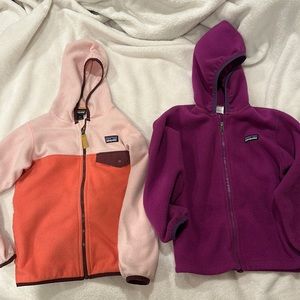 2 Patagonia fleece hoodies!